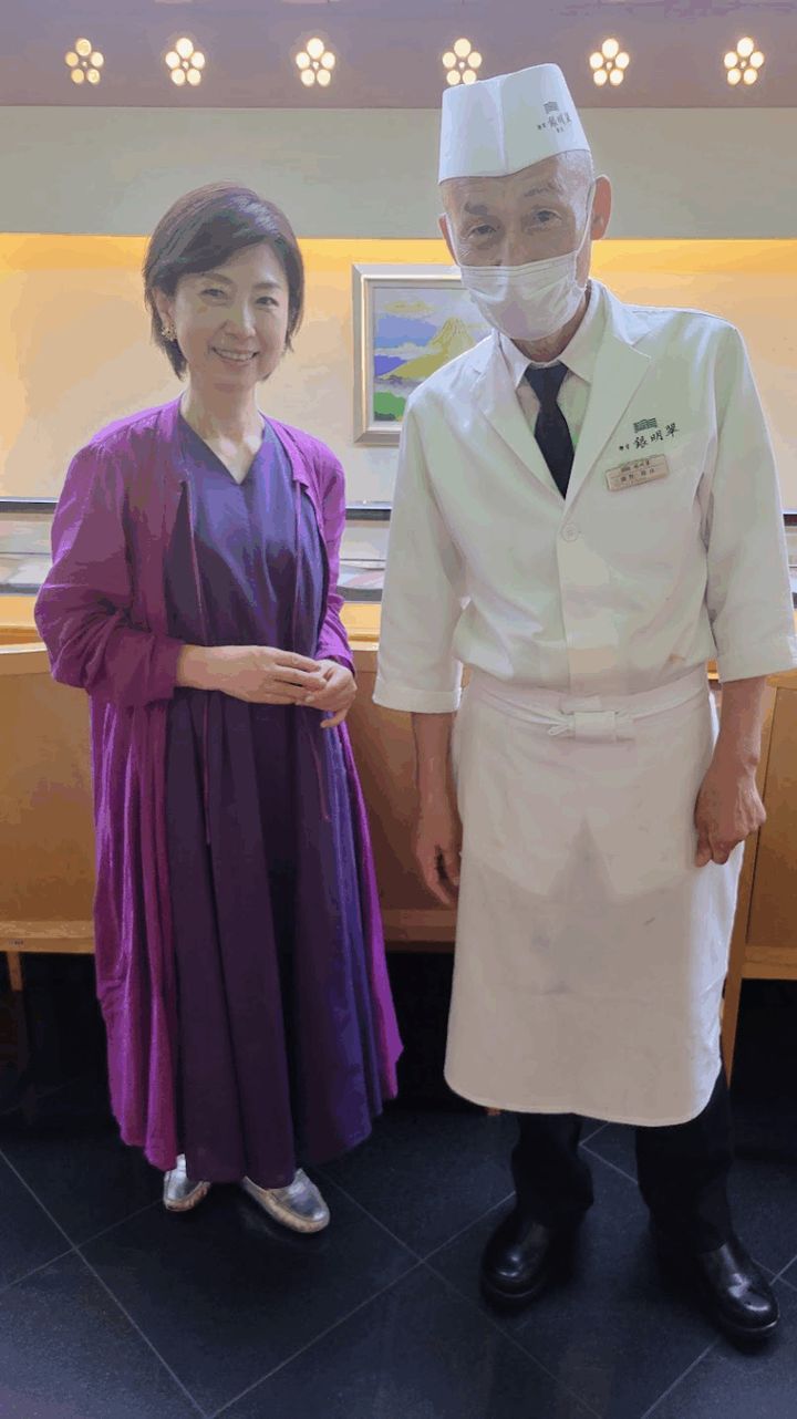 大将とツーショット