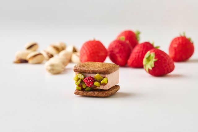 苺のキャラメルピスタチオ(季節限定) 320円（税込）