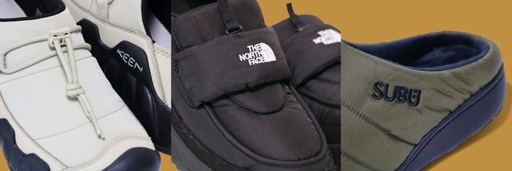 暖かくて、脱ぎ履きラクすぎ…最優秀「冬スリップオン」3選！オッシュマンズが猛プッシュするのはザ・ノース・フェイスのヌプシローファー、スブ、キーンの2WAYだ！