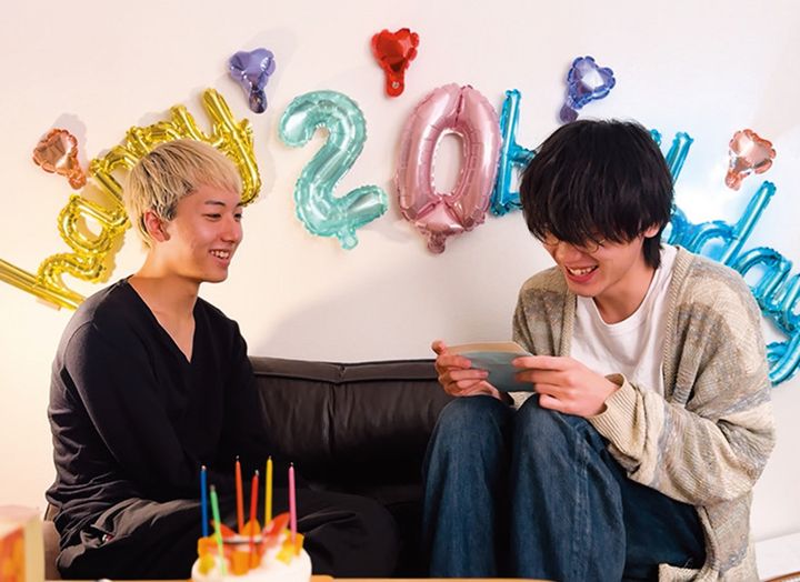 おにいさんずラブ。サプライズで用意したバースデーケーキ＆手紙