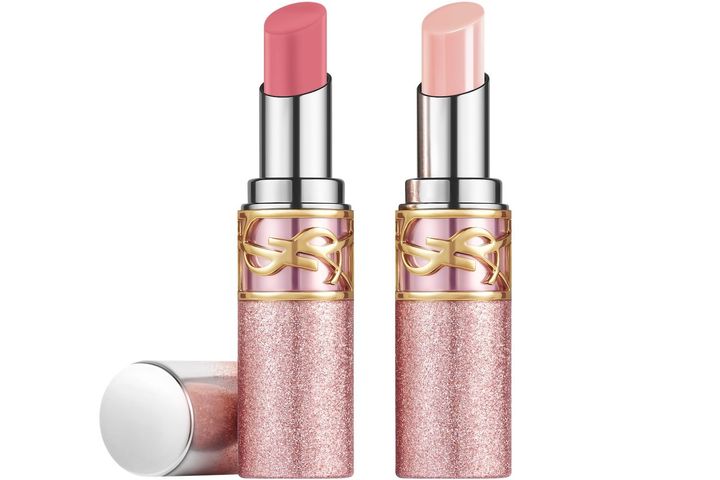 〈左から〉YSL ラブシャイン キャンディグレーズ〈コレクター〉 2 ￥6,600 YSL ラブシャイン キャンディ グロウ バーム〈コレクター〉 44B ￥5,940（ともに2026年1月28日より公式オンライン ブティック・表参道フラッグシップブティック先行、2月6日より全国限定発売）