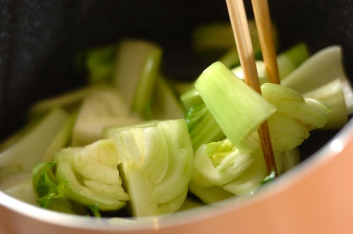 とろとろクリーミー！簡単チンゲンサイのクリーム煮 by 山下 和美さんの作り方1