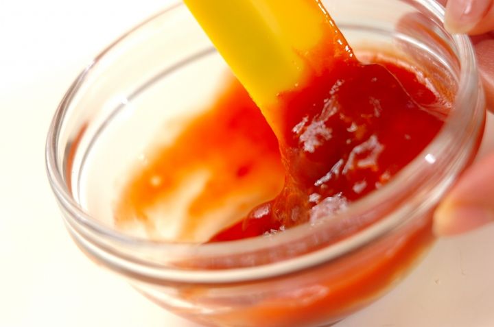 厚揚げのチリソースの下準備2