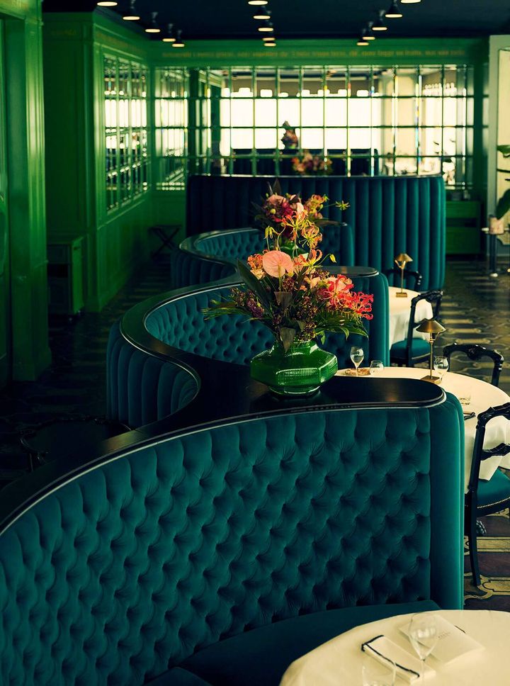 銀座『グッチ オステリア ダ マッシモ ボットゥーラ トウキョウ』の内観