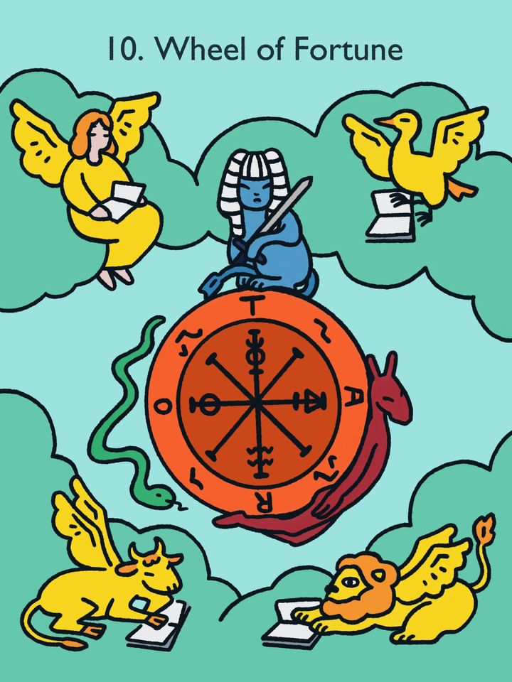 運命の輪（Wheel of Fortune）／正位置