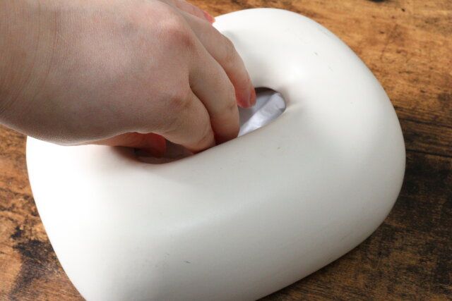 ティッシュケース 中身が少ない状態で取り出し