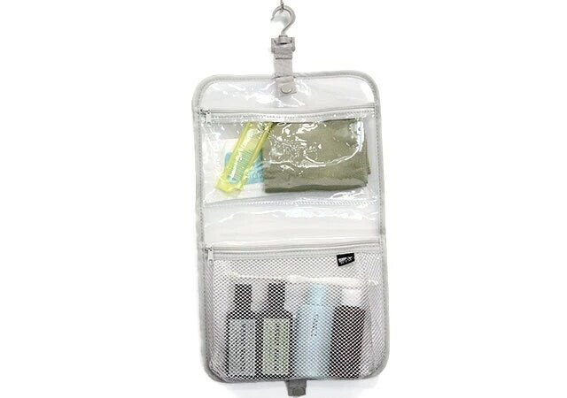 トラベル吊り下げポーチ ダイソー グレー