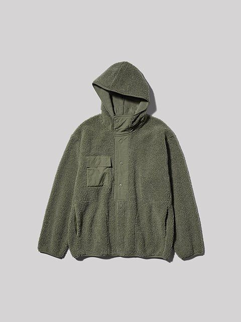 GUのボアフリーススナップパーカ ENGINEERED GARMENTS