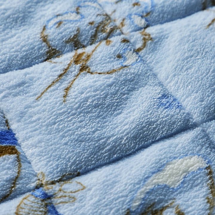 マイクロファイバーのキルトラグ 素材アップ