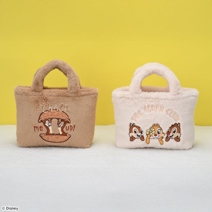 チップ&デール&クラリス プラチナムザッカふわふわバッグ ～Fluffy Cuties～