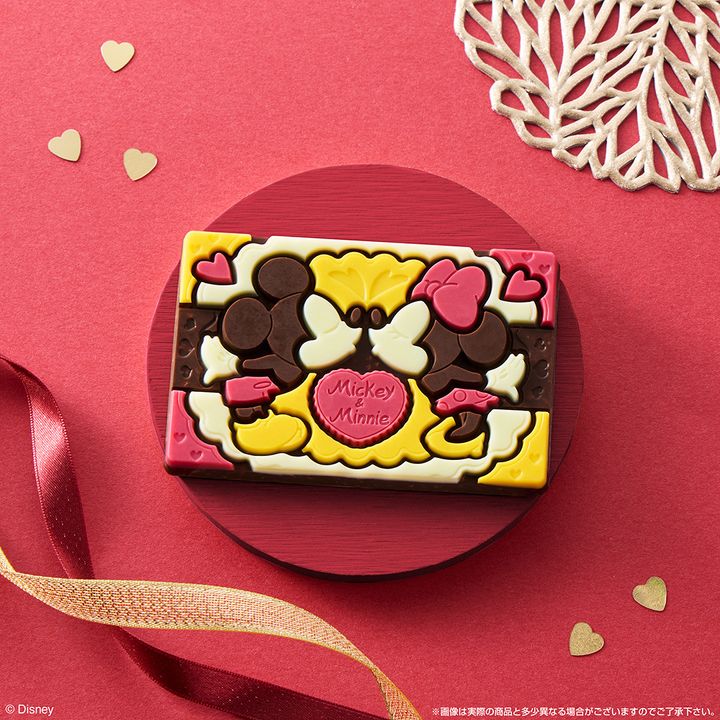 バンダイ ディズニー「Disney Characters キャラパキ チョコレート」ミッキー＆ミニー