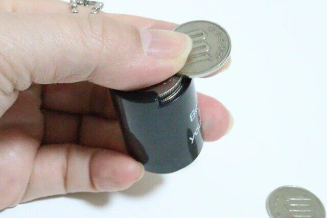 ダイソー 100円玉専用コインケース モノクロ