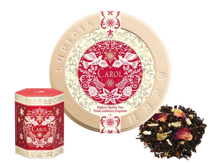 ルピシア （紅茶・緑茶・烏龍茶）「キャロル 50g 限定デザイン缶入」