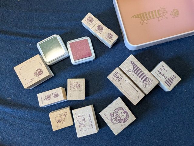 リサ・ラーソン木製スタンプ