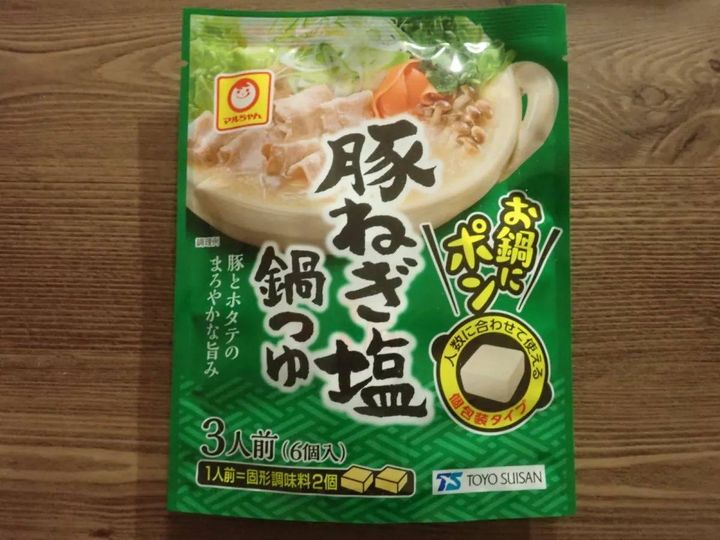 DAISO(ダイソー)：マルちゃん 豚ねぎ塩鍋つゆ