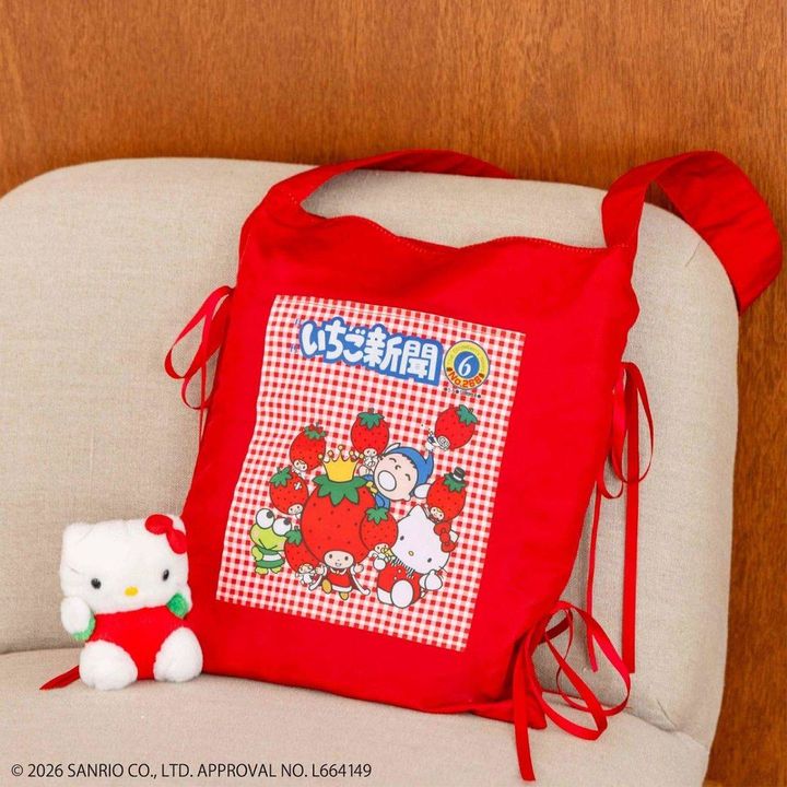 いちご新聞50周年♡ありがとう いちご新聞がすっぽり入るトートバッグBOOK