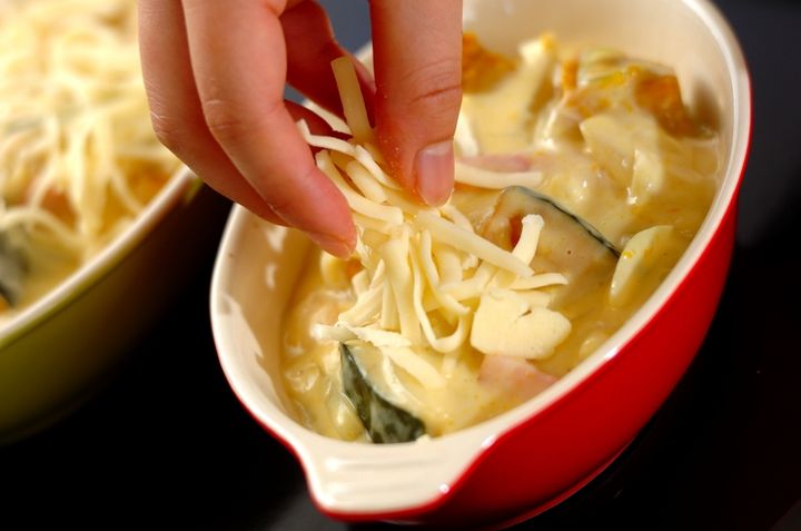 簡単とろーり！カボチャのグラタンの作り方2