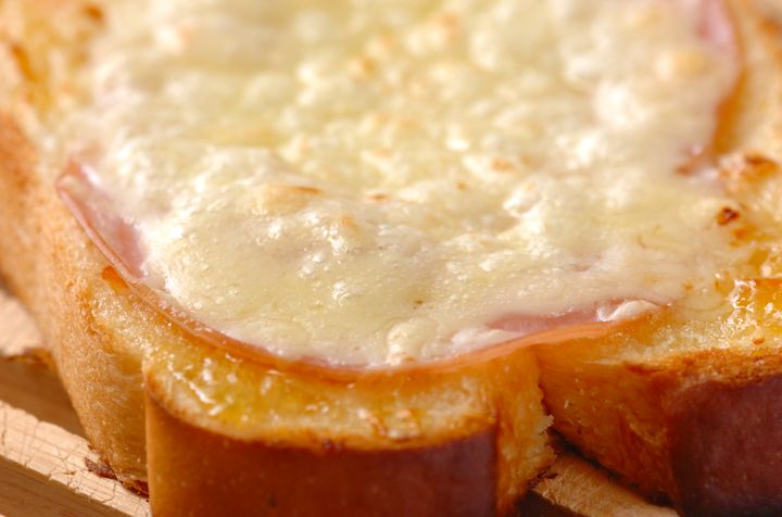 ハムとジャムのトーストの作り方3