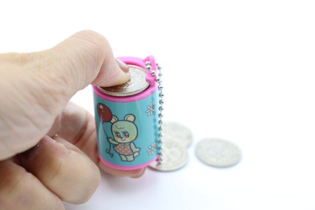 ダイソー 100円玉コインケース レトロ 仕組み 使い方