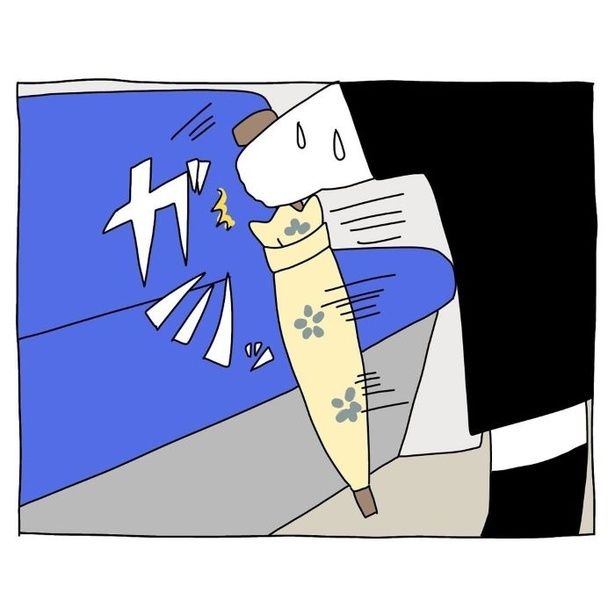 ドアが閉まる1分前13 画像提供：さし身(＠toyomaru0124)