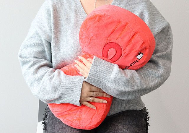 宝島社ムック付録のハローキティふわもちリボンクッション3