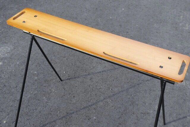 ハンギングラック用ウッド天板 ダイソー アウトドア