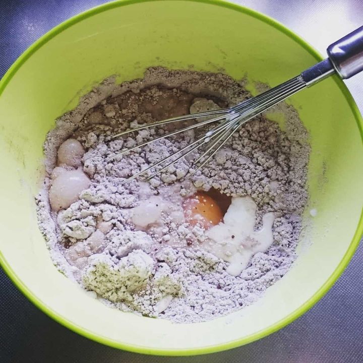 スノーマンチョコチップパンケーキ