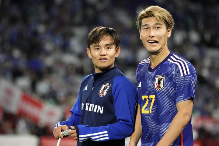 画像: 久保と橋岡 (C)Getty Images