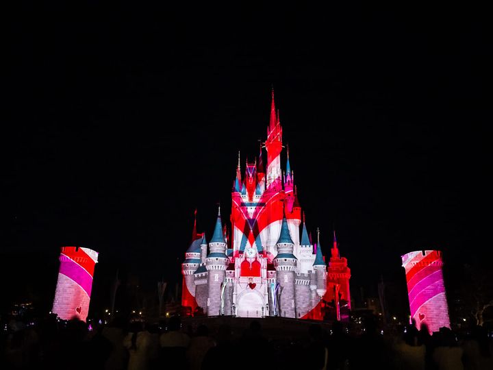 キュートなハートのモチーフ