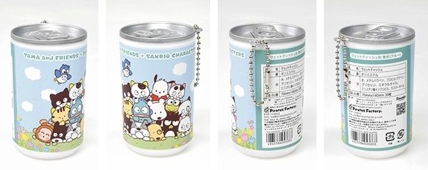 「ウェットティッシュ缶」(550円)