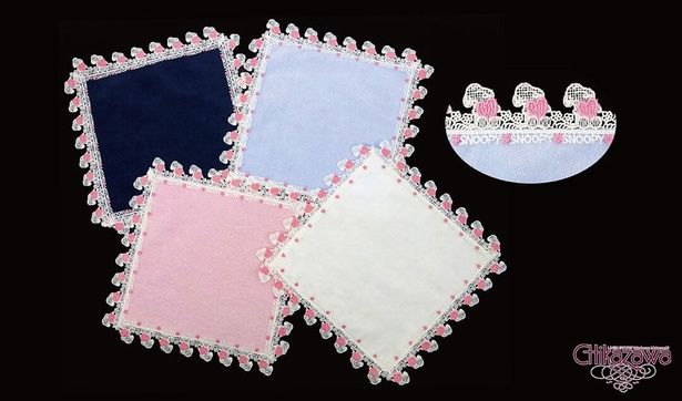 「ハートハンカチ」(各2090円) 