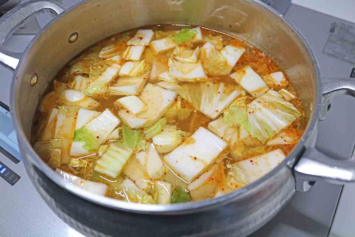 みそキムチ鍋４