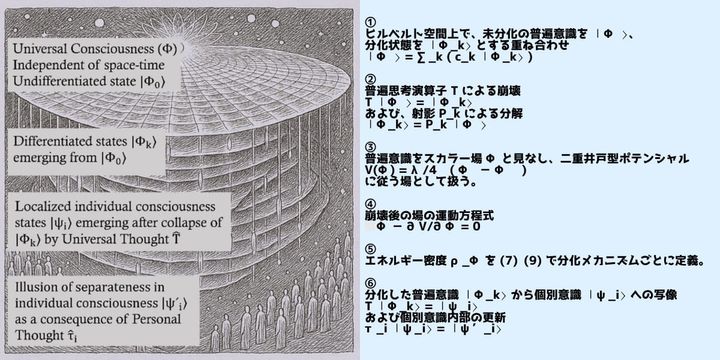 「意識フィールド宇宙論」は全てが意識の場から発生したとされる