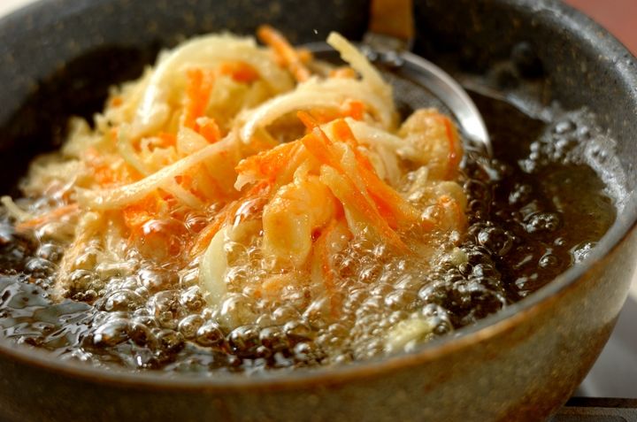 エビのかき揚げの作り方2