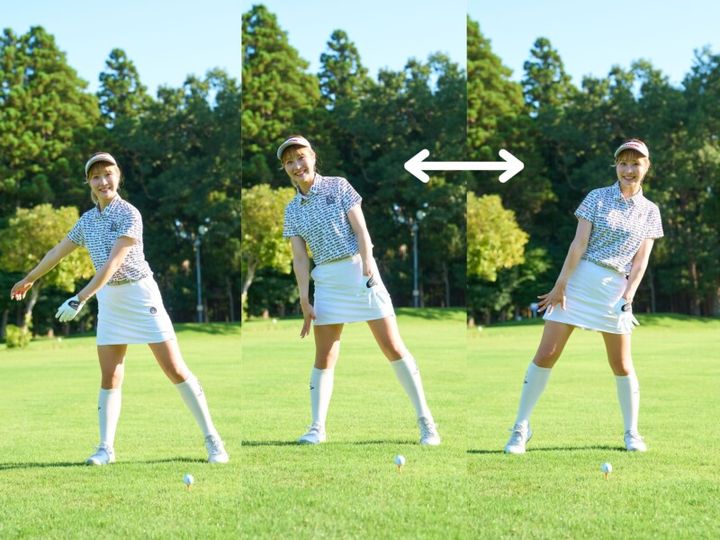 都玲華、バーディをとる秘訣を伝授！体の力を抜く＆足は使って打つ