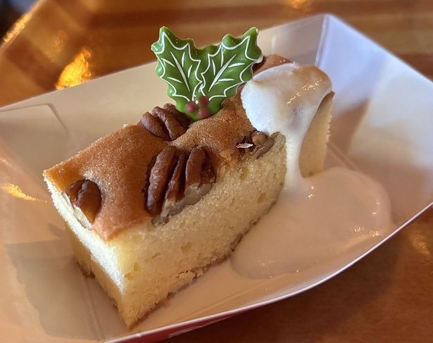 「ピーカンナッツのケーキ」でティータイムも楽しめる！