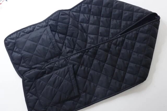 ダイソー キルト肩掛けマフラー