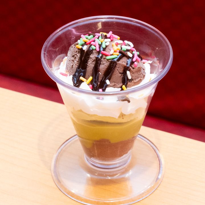 ドバイチョコ風サクッとパフェ