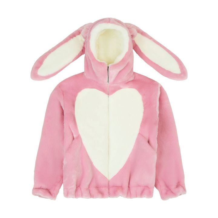 うさぎ耳のフードがついたパーカ ￥163,900／KENZO