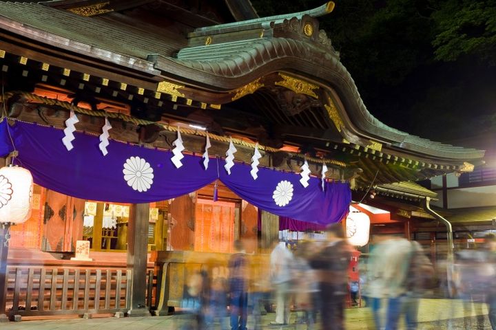神社 門 神社仏閣 拝殿 大國魂神社 随神門 寺社仏閣