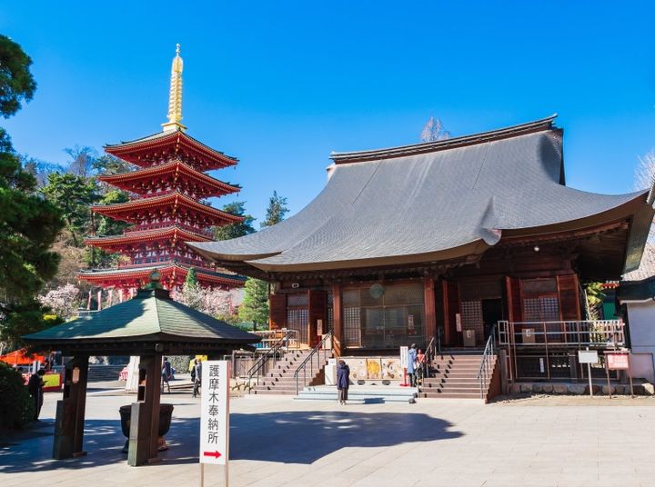 高幡不動尊金剛寺 高幡不動尊 不動堂と五重塔 