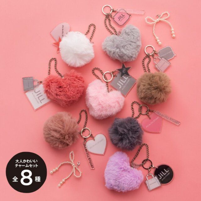 JILL by JILL STUART ふわもこファー＆ロゴチャームセット BOOK