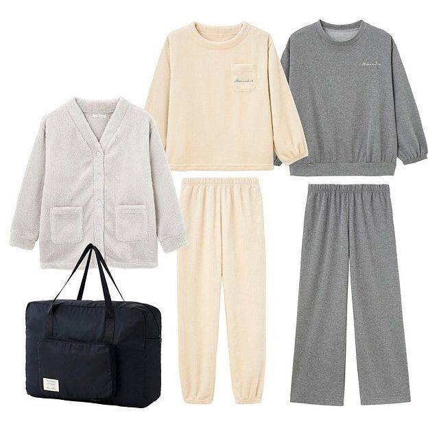 しまむらのルームウェアハッピーバッグ4点セット（MUMU＆Co.）