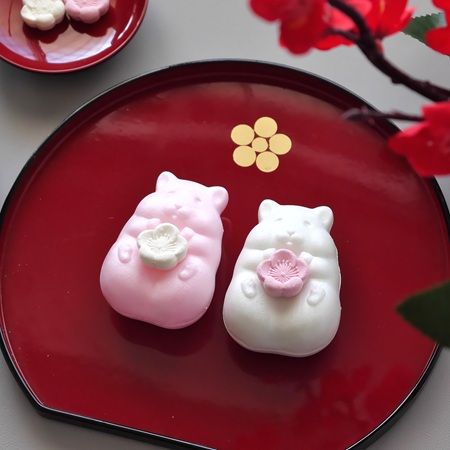 「紅白ハムスターモナカ」が登場！京都の老舗菓子屋「青木光悦堂」と企画会社「2時」がコラボ