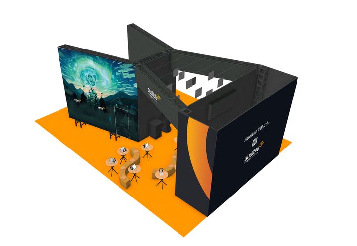 東京コミコン2025 Amazonオーディブル「Audible」ブース03