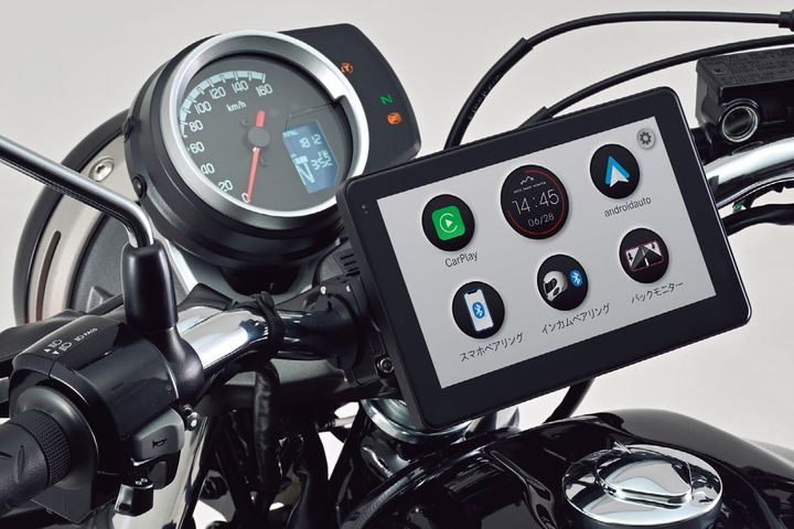 【走行中も快適】7インチ大画面＆防水仕様「モトスマートモニター」