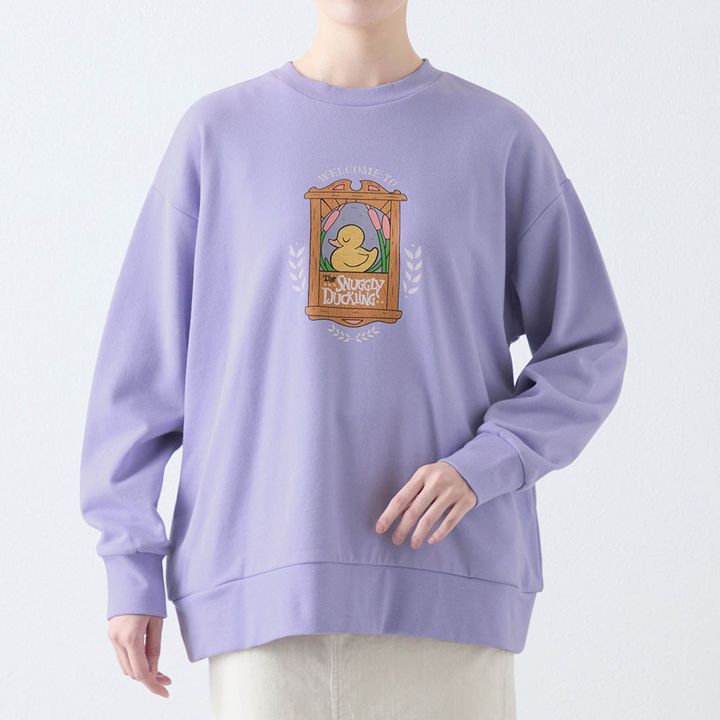 ユニセックス裏毛プルオーバー 塔の上のラプンツェル