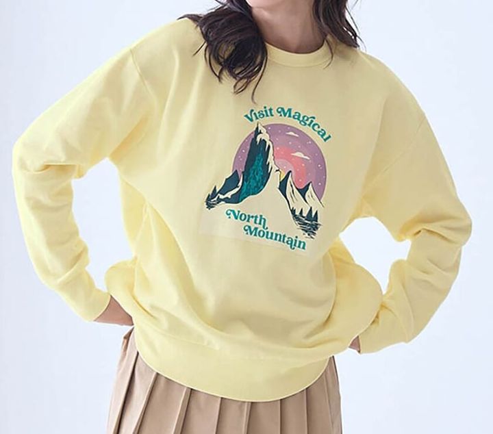 ユニセックス裏毛プルオーバー アナと雪の女王