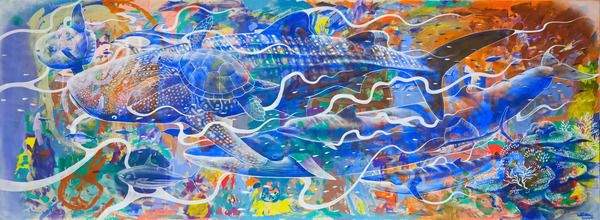 【高知県南国市】アーティストと子どもたち制作したアート作品の巡回展示が、高知龍馬空港からSTART！