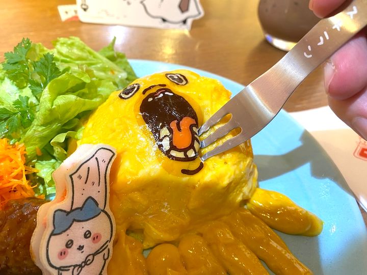 「ちいかわレストラン」オムライス3
